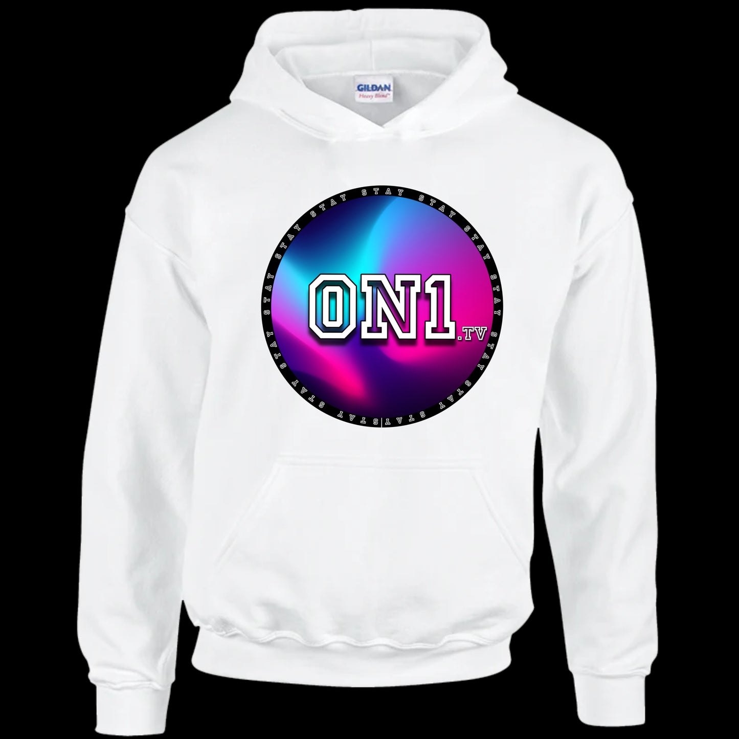 Stay ON1 Hoodie (White)